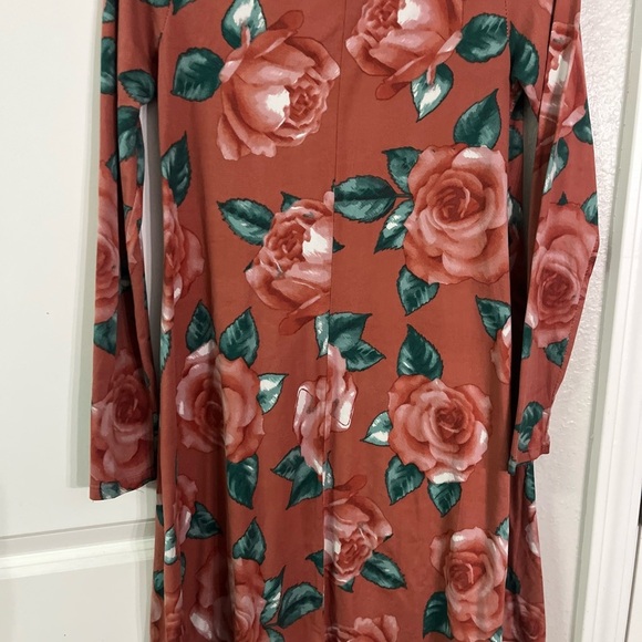 TMG Rose Print Long Sleeve Dress - Picture 4 of 4